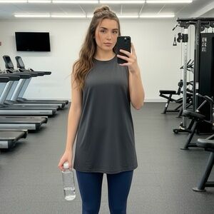 Gray Women's Gray Razorback Tank Top NWT